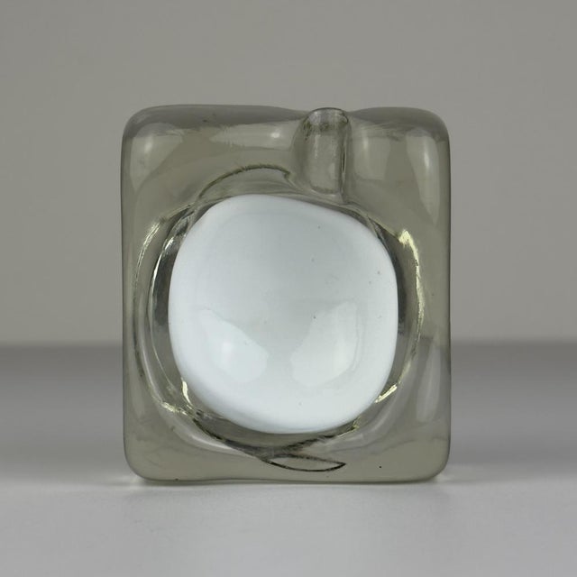 1980s Vintage Murano Glass Ashtray from Alfredo Barbini, Italy, 1980s For Sale - Image 5 of 15