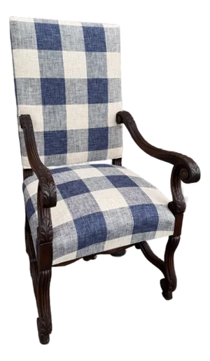 Newly Upholstered English Arm Chair