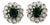 Vintage Flower Earrings from Christian Dior, 1963, Set of 2 For Sale