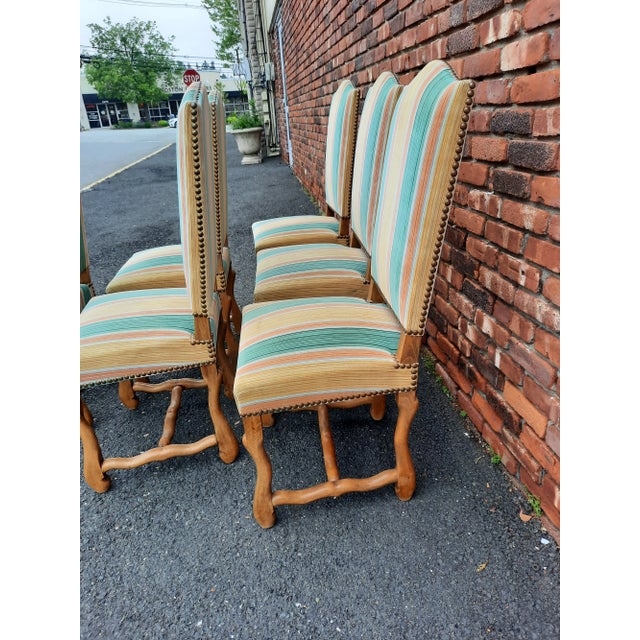 French Late 20th Century Vintage French Side Chairs - Set of 6 For Sale - Image 3 of 11