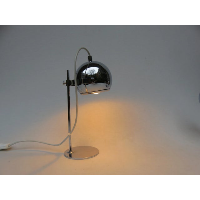 Small Chromed Table Lamps, 1970s, Set of 2 For Sale - Image 16 of 17