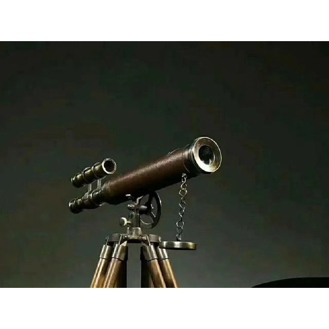 Traditional 1800's, 19th Century Handsome Antique British Telescope! For Sale - Image 3 of 5