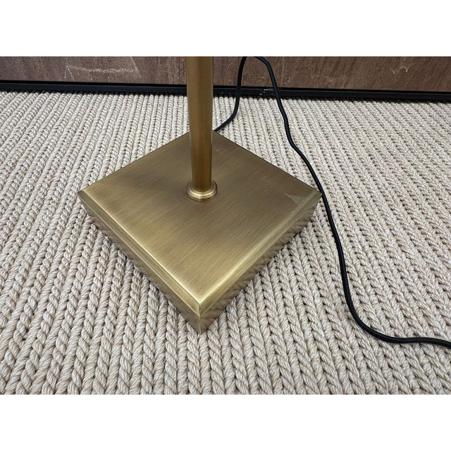 Brass Rh Pyramid Telescoping Floor Lamp Vintage Brass | Adjustable Height | Cast Zinc & Steel For Sale - Image 8 of 18