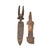 The Dogon Door Lock from the Dogon tribe in Mali is a classic piece showcasing signs of extensive use. Crafted from two...