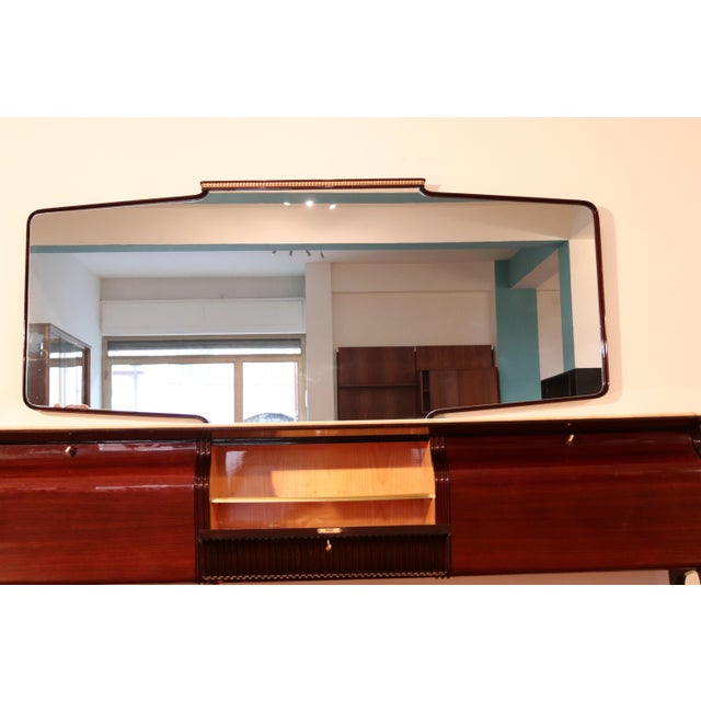 Mid-Century Credenza in Mahogany, Rosewood and Onyx by Osvaldo Borsani, Italy, 1950s For Sale - Image 9 of 18