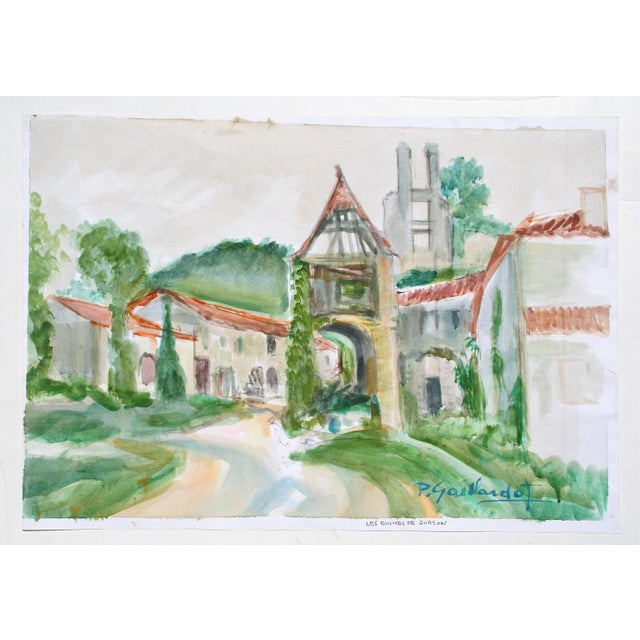 Les Ruines Du Gurson, P. Gaillardot, 1950s For Sale In Los Angeles - Image 6 of 6