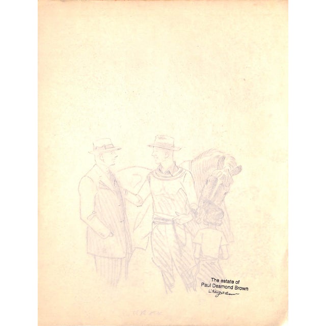 Traditional Original 1944 Pencil Drawing From Hi, Guy! The Cinderella Horse by Paul Brown 36 For Sale - Image 3 of 6