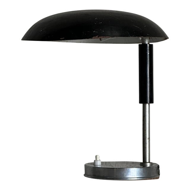 1940s Harald Notini for Böhlmarks Attributed Table Lamp, Sweden For Sale
