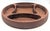 1980s Jens Quistgaard Dansk Teak Wood Partitioned Snack Bowl For Sale