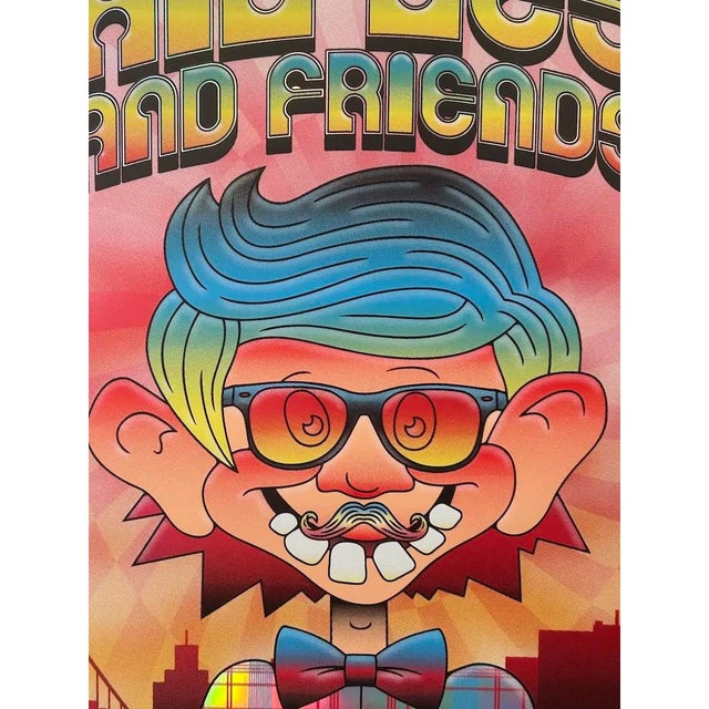 21st Century Phil Lesh "Ice Cream Kid" Pop-Art Reflective Prism Show Poster Poster by John Warner Studios for Terrapin...