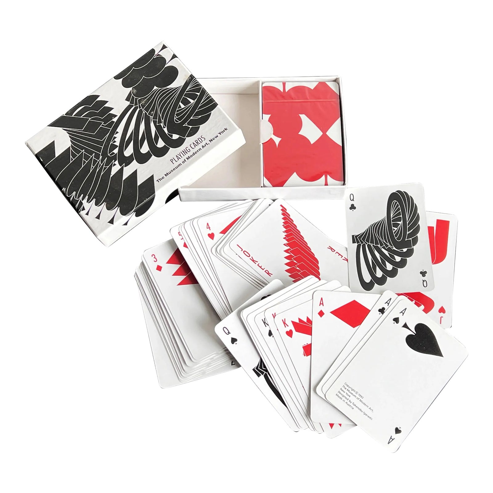 Vintage Takenobu Igarashi for Museum of Modern Art Nyc Playing Cards