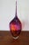 Amber Fuchsia & Amber Art Glass Vase For Sale - Image 8 of 8