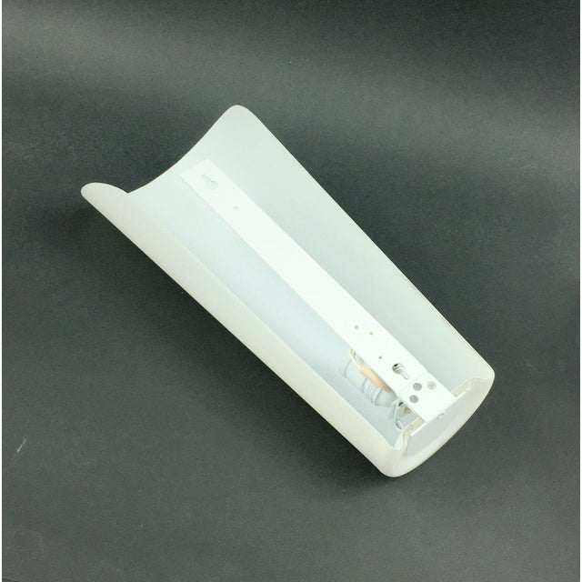 Large Mid-Century Modern Opaline Glass Wall Lamp by Wilhelm Wagenfeld for Peill & Putzler, Germany, 1950s For Sale - Image 10 of 11