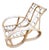 Vintage Bent Bamboo Pretzel Side Chair, in Manner of Frankyl For Sale