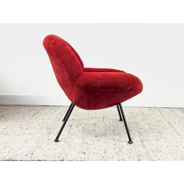 Red Lounge Chairs by Fritz Neth for Correcta, 1950s, Set of 2 For Sale - Image 10 of 18
