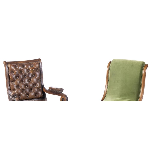 Vintage Sewing Chairs, Set of 2 For Sale - Image 4 of 8