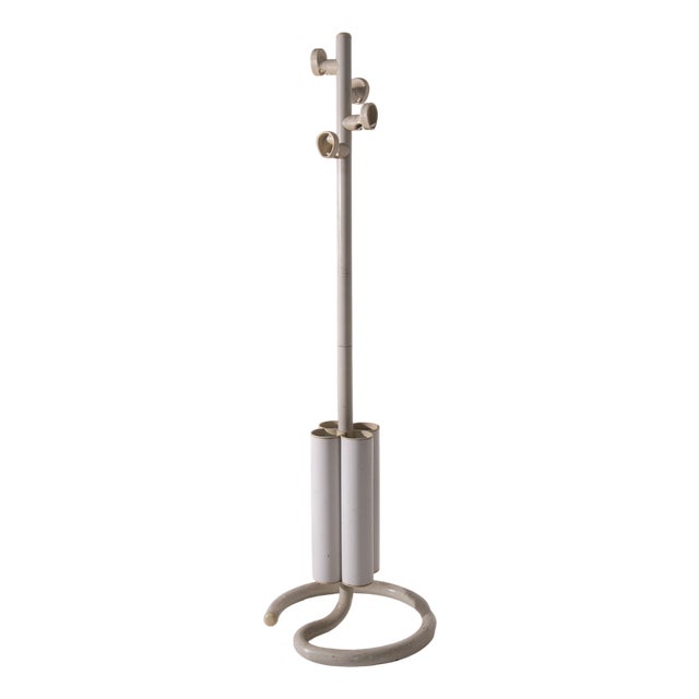Space Age Italian Coat Rack Mod. Cobra by Elio Martinelli, 1970 For Sale