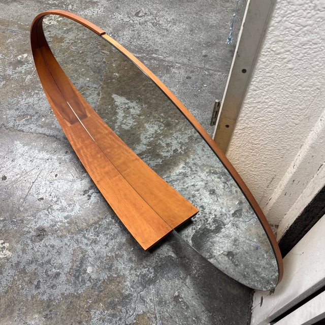 Porada Eliso Oval Wall Mirror For Sale - Image 10 of 12