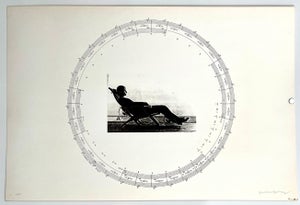 Bernhard Leitner, Austrian Sound Space Architect Bernhard Leitner Photo Mechanical Print Signed, 1975-1976