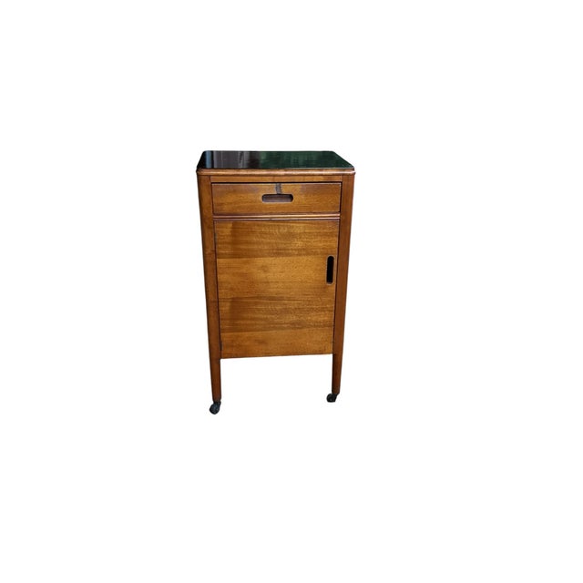 Vintage Medical Utility Cabinet Art Deco Mid-20th Century For Sale - Image 4 of 10