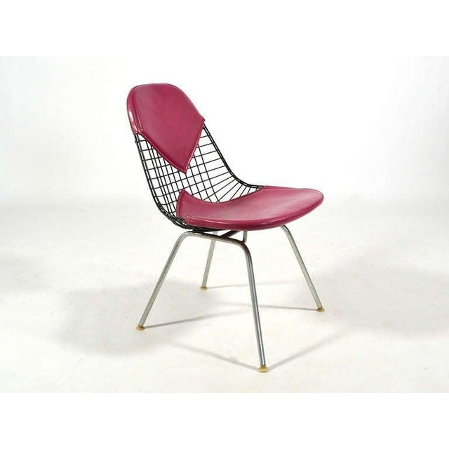 Magenta Eames LKH-2 Lounge with Girard Upholstery by Herman Miller For Sale - Image 8 of 10