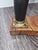 Petite French Empire Style Walnut Side Table With Ebonized Columns For Sale In Las Vegas - Image 6 of 13