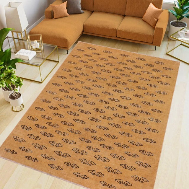 With strict standards of craftsmanship and quality of materials used this modern inspired hand knotted Gabbeh rug is a...