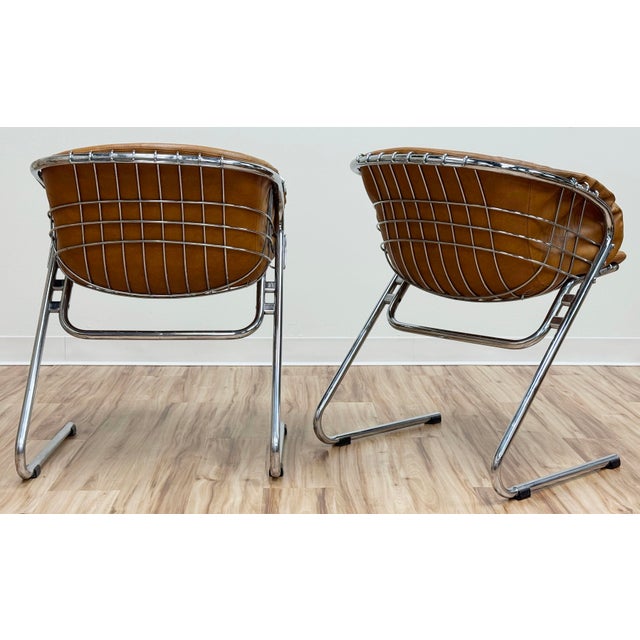 Vintage Flynn Dining Chairs by Gastone Rinaldi for Thema, a Pair For Sale - Image 10 of 17