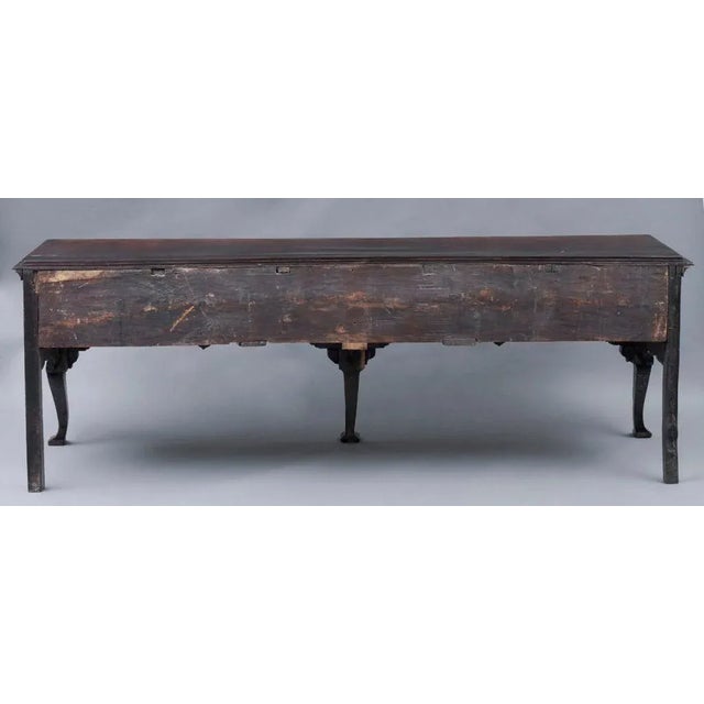 English George II Oak Dresser Base For Sale - Image 9 of 10
