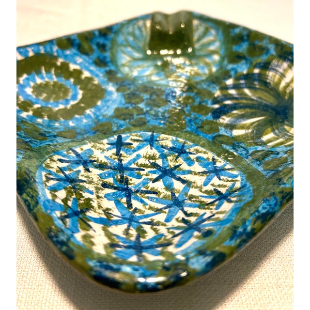 Mid 20th Century Italian Bitossi by Aldo Londi for Raymor Ashtray and Catchall Trinket Dish - A Pair For Sale - Image 10 of 11