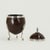 Antique Anglo Indian Coconut Shell Box on Legs For Sale - Image 9 of 12