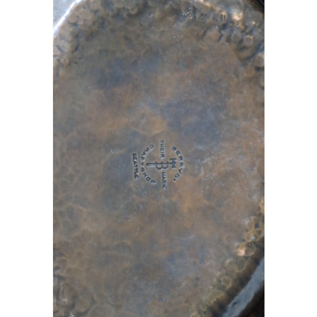 Berry & Co. Copper Ashtray With Deer Antler Handle For Sale - Image 14 of 14