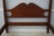 American Seely Cherry Queen Size Pencil Post Bed For Sale - Image 3 of 16