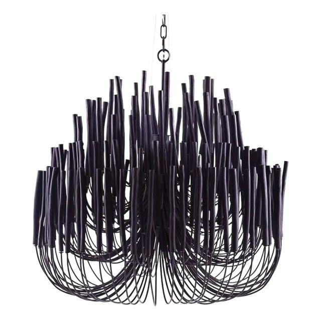 Arteriors Home Tilda Large Chandelier, Black For Sale