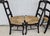 French Country Ladderback Rush Seat Dining Chairs Set of 4 For Sale - Image 17 of 18