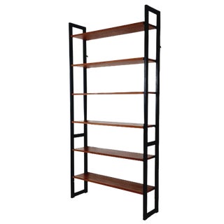 Vintage Teak Library Book Shelf-System by Jussi Peippo for Asko, 1960s For Sale