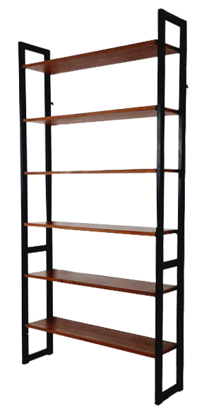 Vintage Teak Library Book Shelf-System by Jussi Peippo for Asko, 1960s