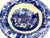 Staffordshire Antique Staffordshire Blue & White Transferware Bowl With Landscape For Sale - Image 4 of 11