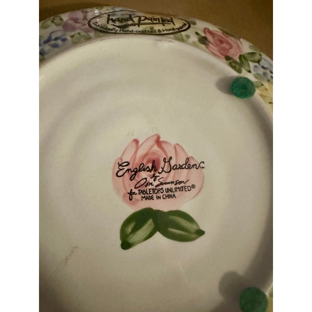 Vintage 'English Garden' by Don Swanson for Tabletops Unlimited - 8 Pieces For Sale - Image 12 of 12