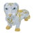 English Large Hand-Painted Floral Ceramic Dachshund Sculpture For Sale - Image 3 of 6