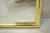 Gold Vintage Art Deco Style 38" Square Art Wall Mirror With Vogue Woman in Hat For Sale - Image 8 of 11