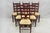 Late 20th Century Primitive Rustic Ladder Back Woven Rush Seat Dining Side Chairs - Set of 6 For Sale - Image 14 of 14