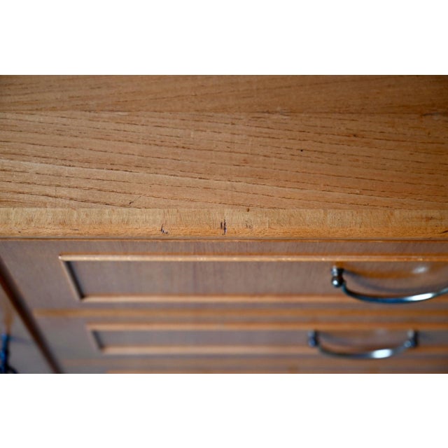 Small Vintage Scandinavian Sideboard in Light Oak, 1960s For Sale - Image 15 of 17