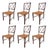 Mid-Century Wood and Rope Chairs in the style of Paolo Buffa, Italy, 1940, Set of 6 For Sale