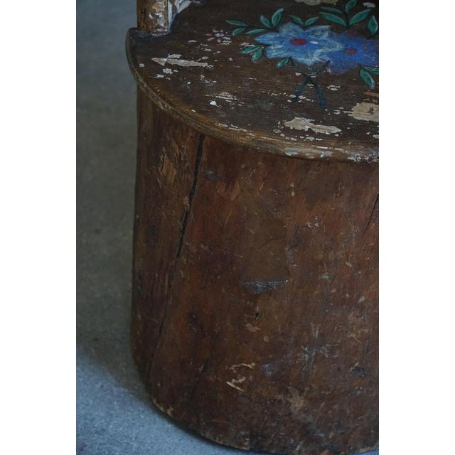 Swedish Folk Art Stump Chairs, 1890s, Set of 2 For Sale - Image 6 of 18