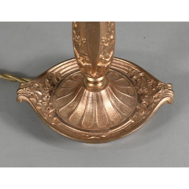 French Art Deco Table Lamp by Cherrier & Besnus 1920s France For Sale - Image 9 of 13