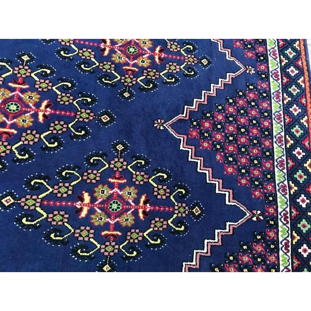 Rustic Large Vintage North African Tunisian Rug For Sale - Image 3 of 18