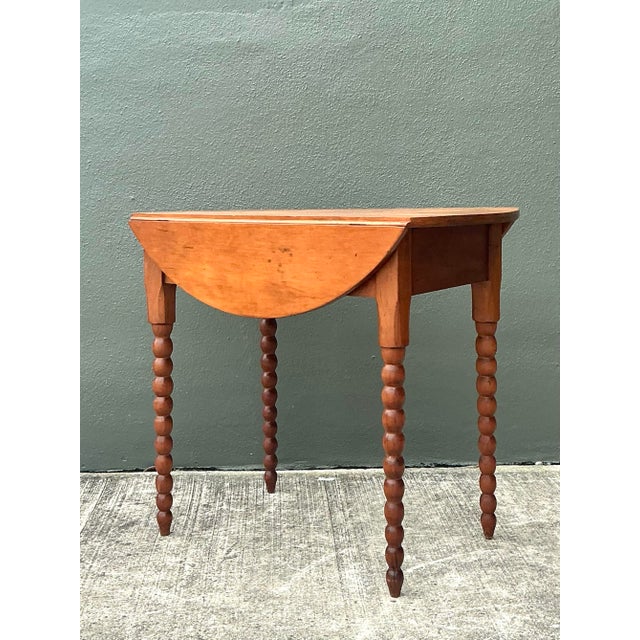 Vintage Traditional Bobbin Side Table For Sale - Image 11 of 12