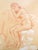 Ambrogio A. Alciati, Female Nude, Sanguine & Pastel on Paper For Sale - Image 3 of 12