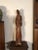 Mid-Century Modern Large Mid Century Hand Carved Wooden Mother and Child Statue For Sale - Image 3 of 13